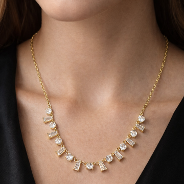 Zirkon Taş 14K kolye